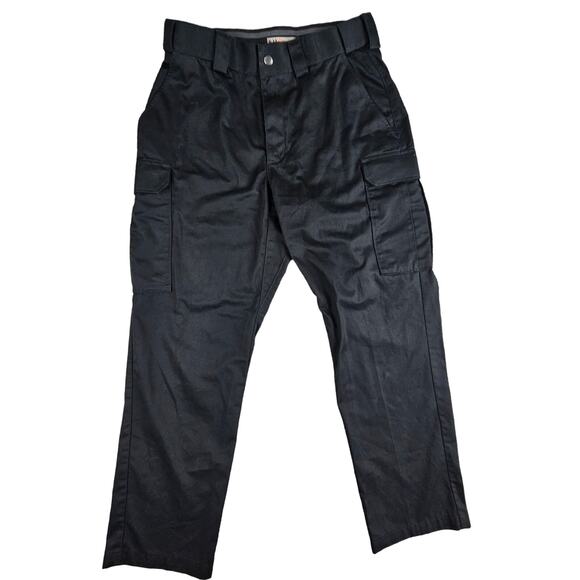 5.11 Tactical Taclite Pro Ripstop Pants Mens Size 34 Black Cargo Hiking Camping - Picture 1 of 10
